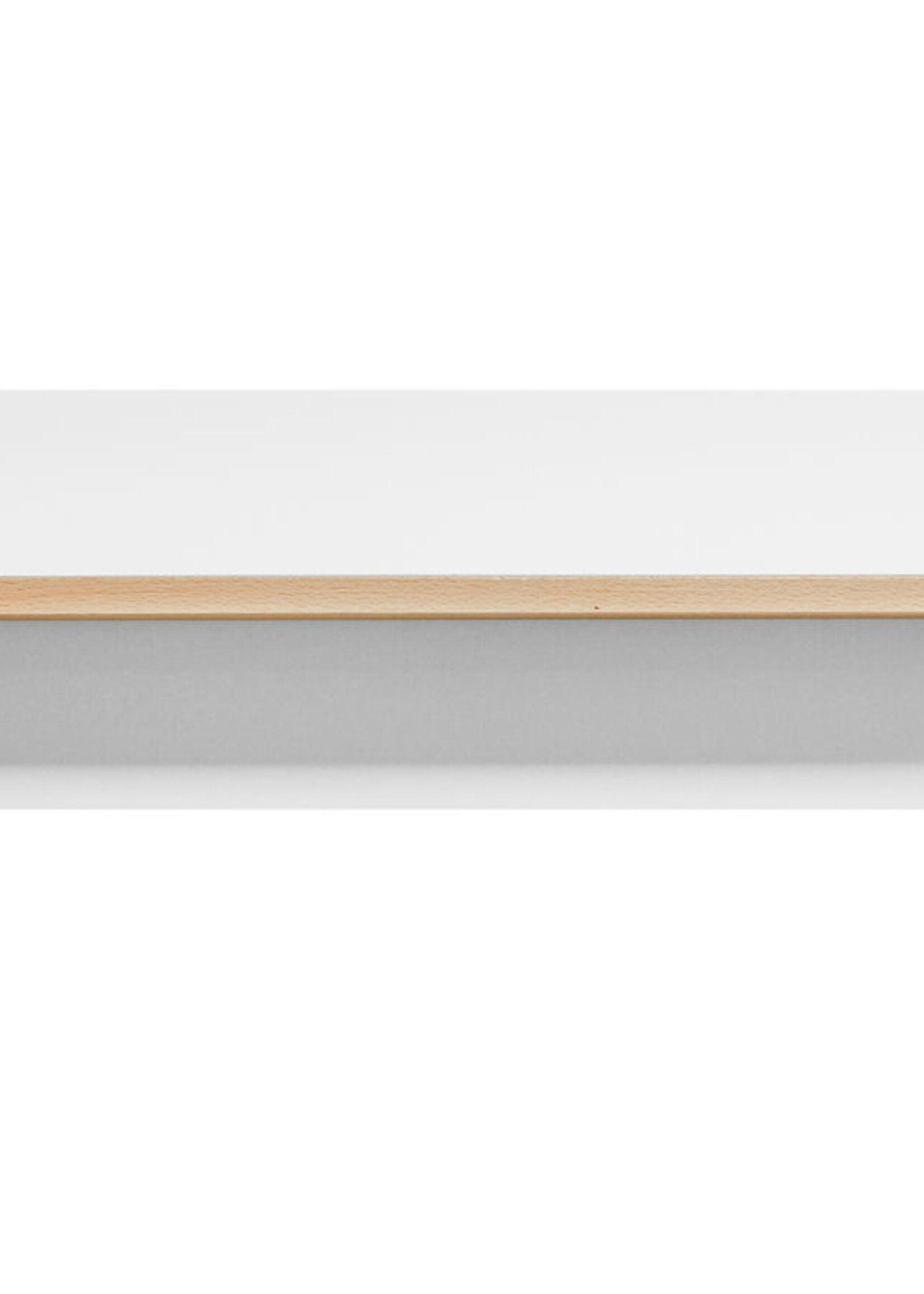 BOPITA Wall rack Fenna white / natural