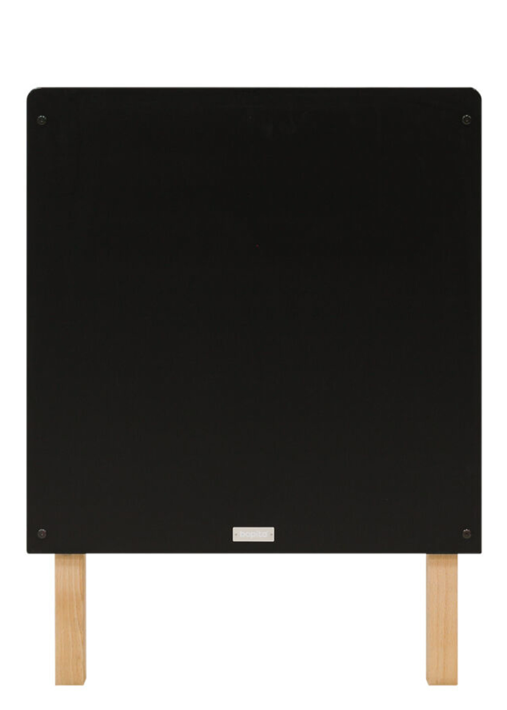 BOPITA Bed 60x120cm + Commode Floris zwart / Naturel
