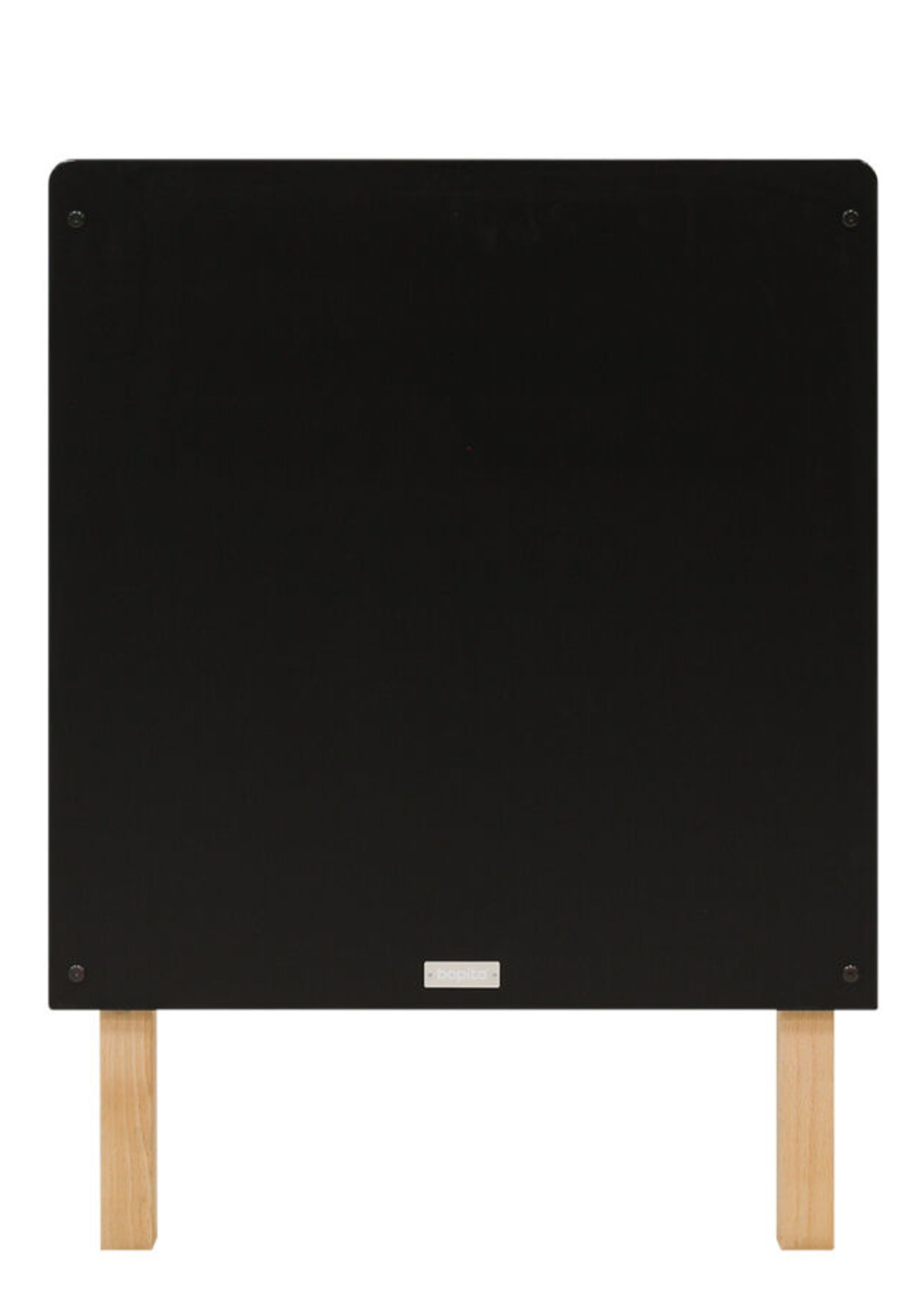 BOPITA Lit 60x120cm Floris noir / Naturel