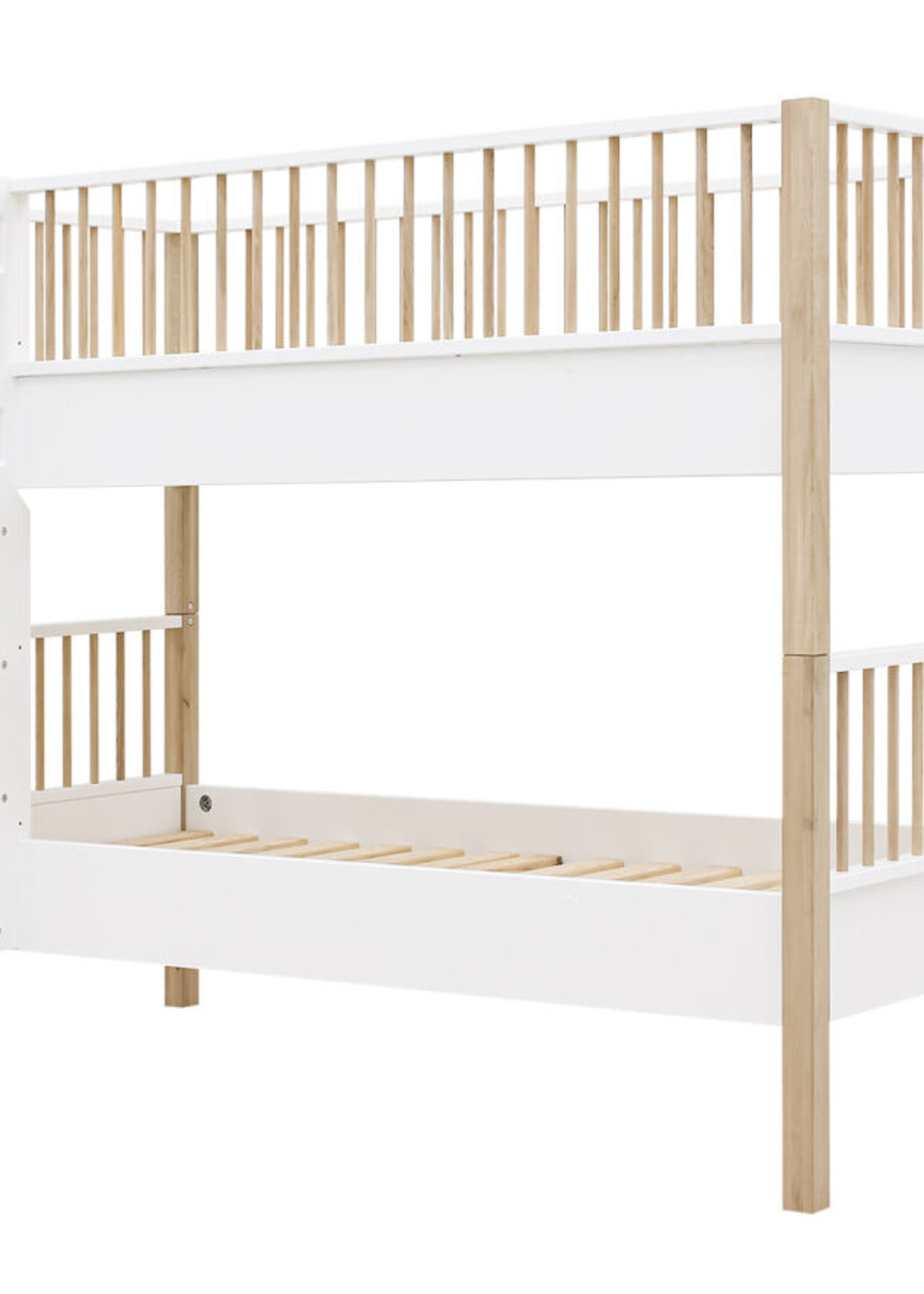 BOPITA Bunk bed  90x200cm Mika white / oak