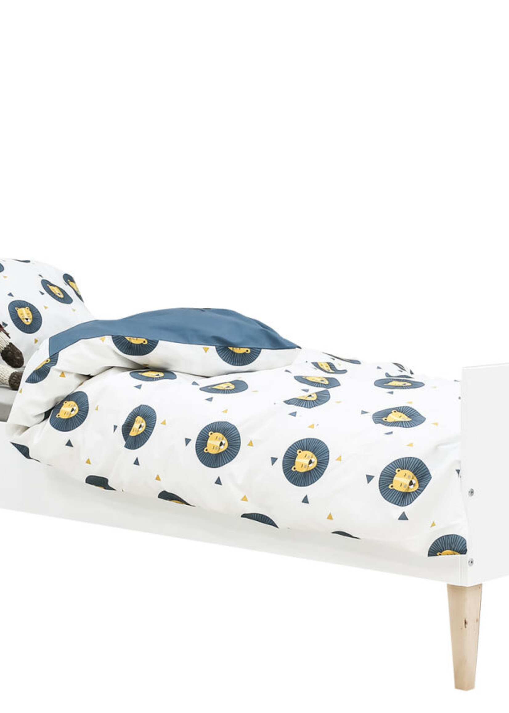 BOPITA Lit 90x200cm Indy blanc / naturel