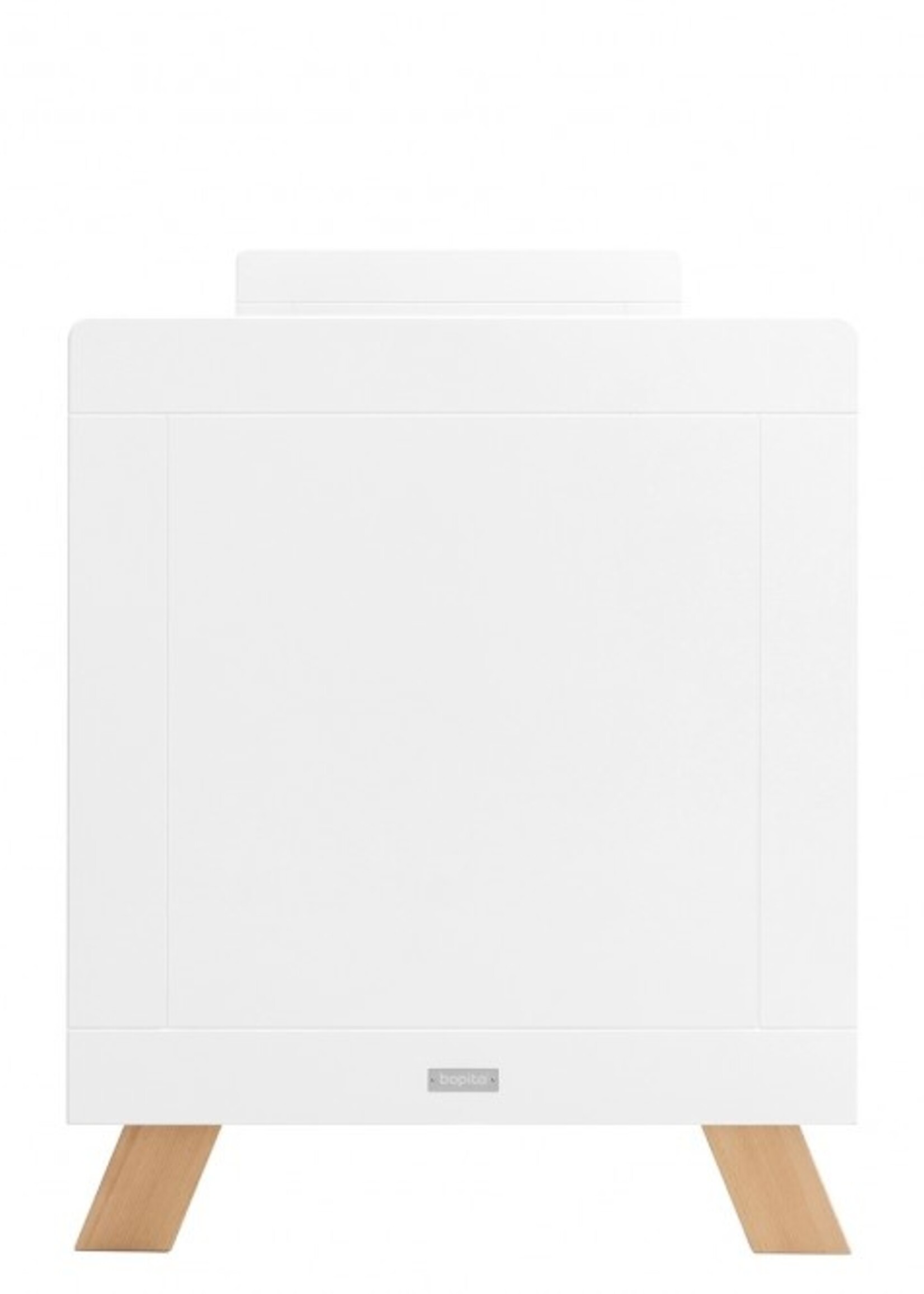 BOPITA Lit 60x120cm Lisa blanc / naturel