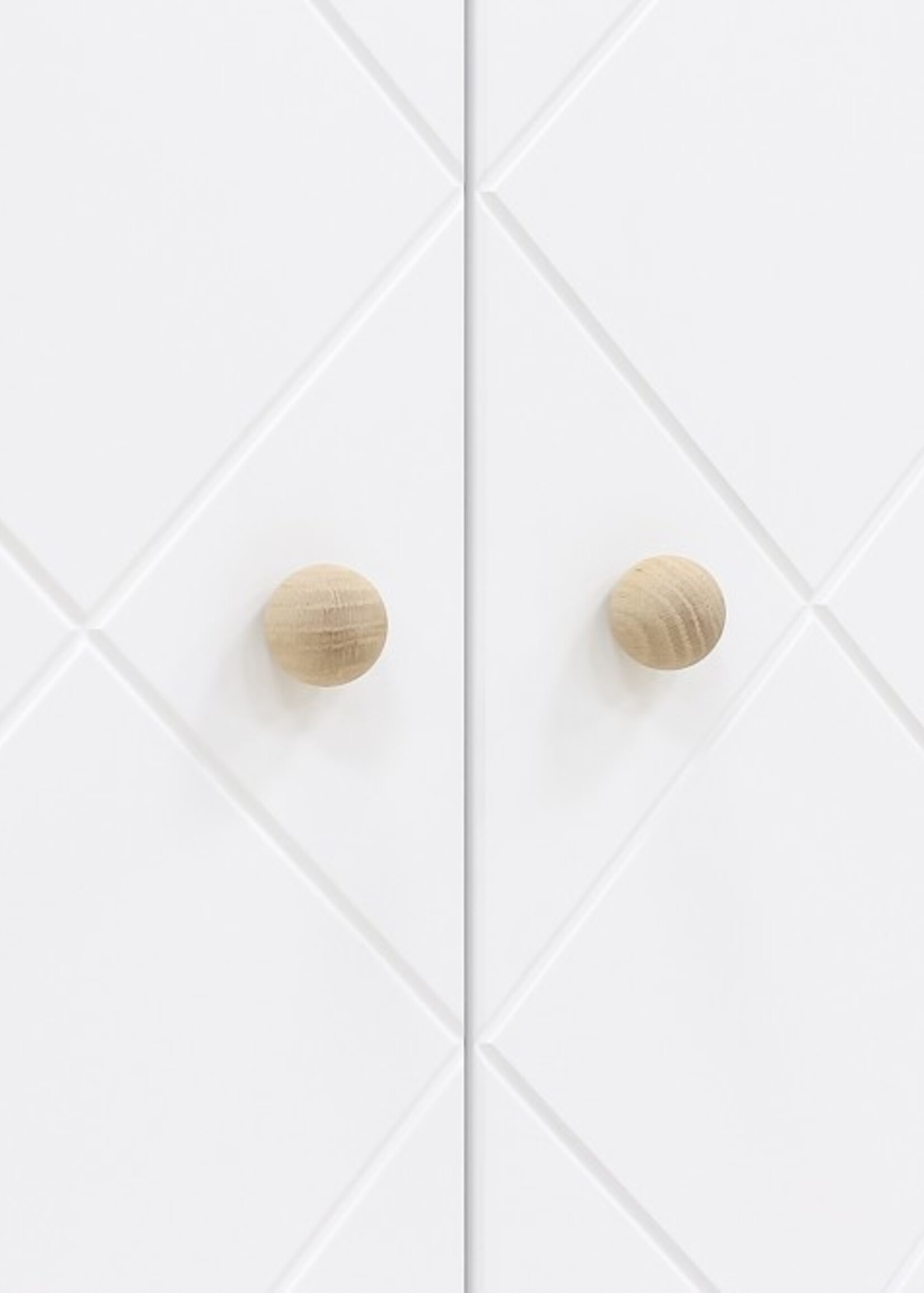 BOPITA 2-door wardrobe Paris White/Oak