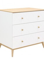 BOPITA COMMODE 3 TIROIRS PARIS BLANC/CHENE