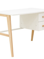 BOPITA Desk Fenna white / natural