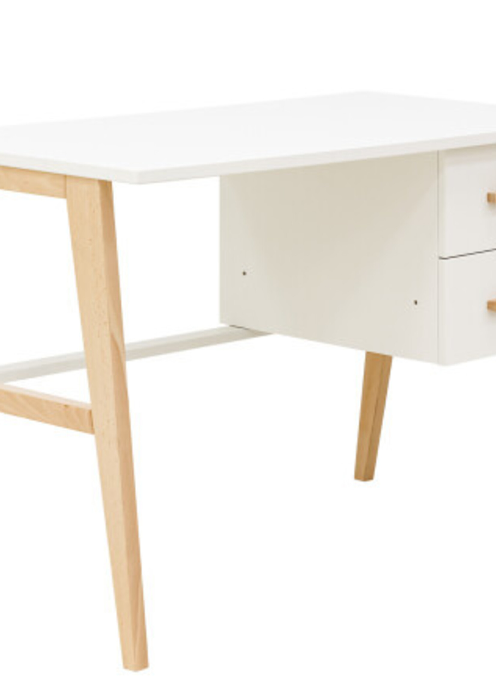 BOPITA Desk Fenna white / natural