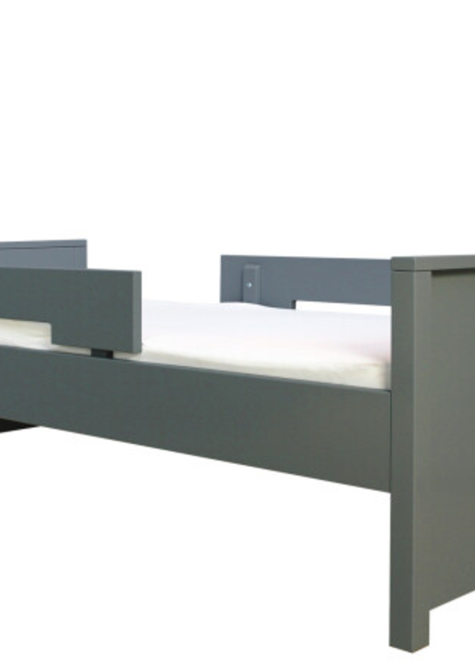 BOPITA BED 90X200 INCL. 2 UITVALBESCHERMERS JONNE GRIJS