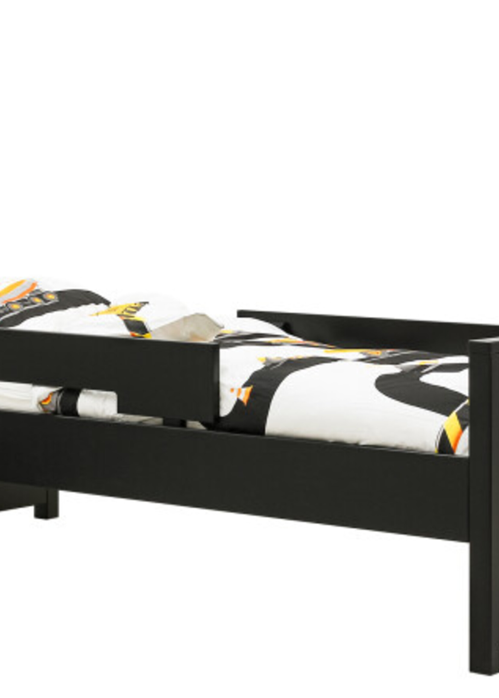 BOPITA BED 90X200 INCL. 2 UITVALBESCHERMERS JONNE ZWART