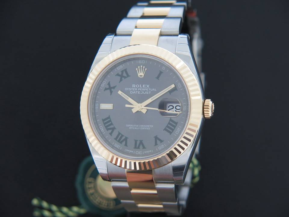 datejust 41 slate dial