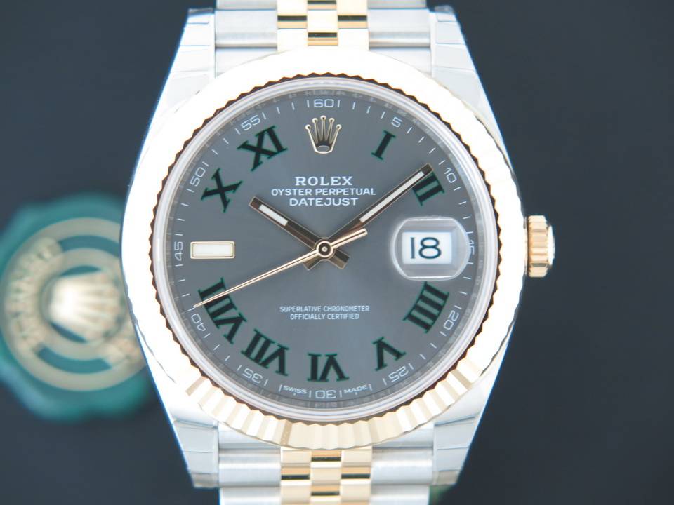 Rolex Datejust 41 Gold/Steel Slate Dial NEW 126333 - Copy - Filipucci