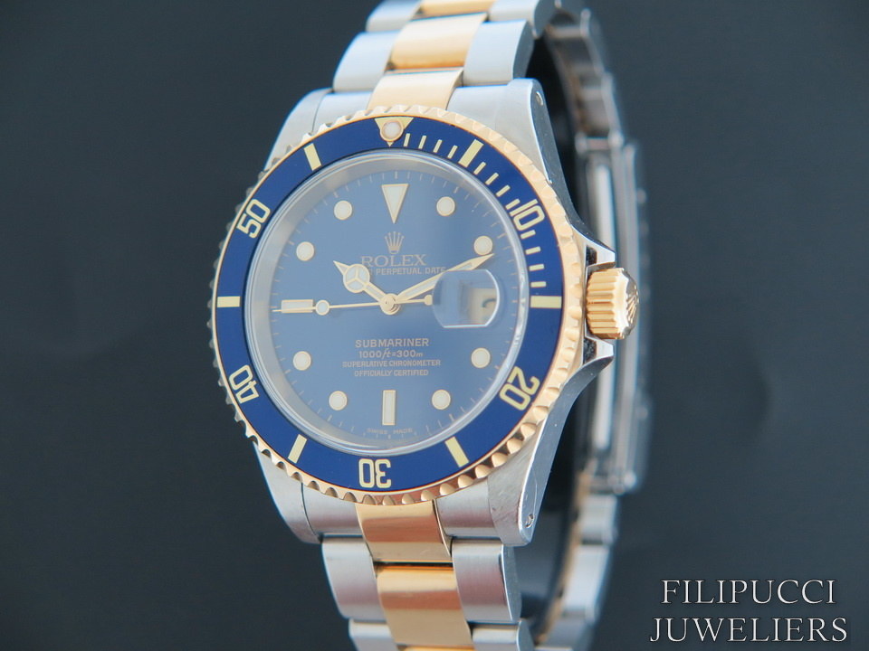 Rolex Submariner Gold/Steel 16613 - Copy - Filipucci