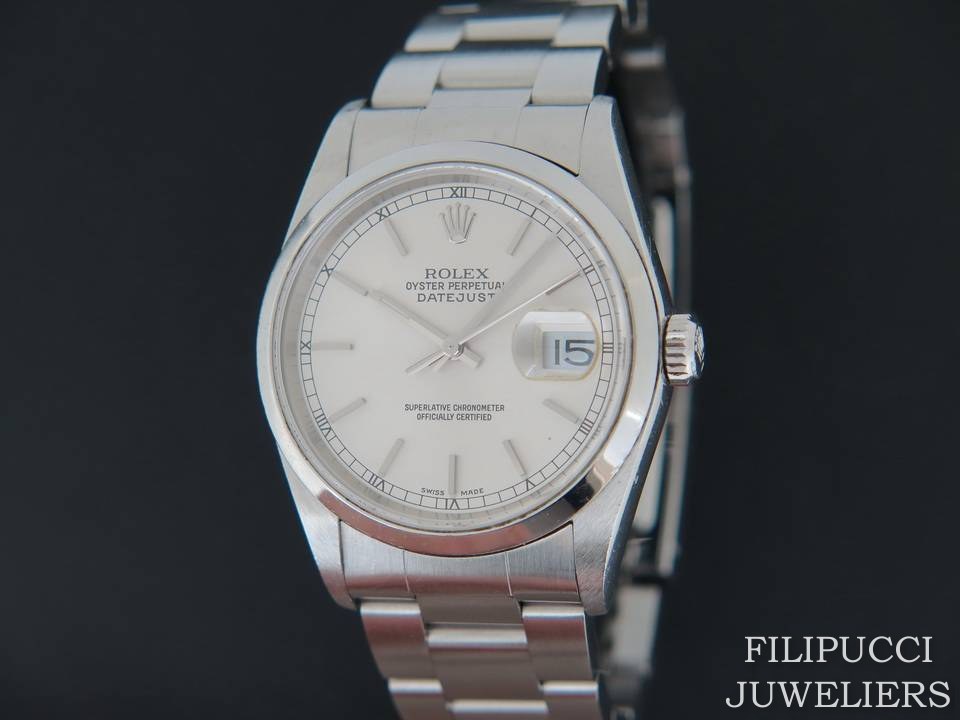 rolex 16200 silver dial