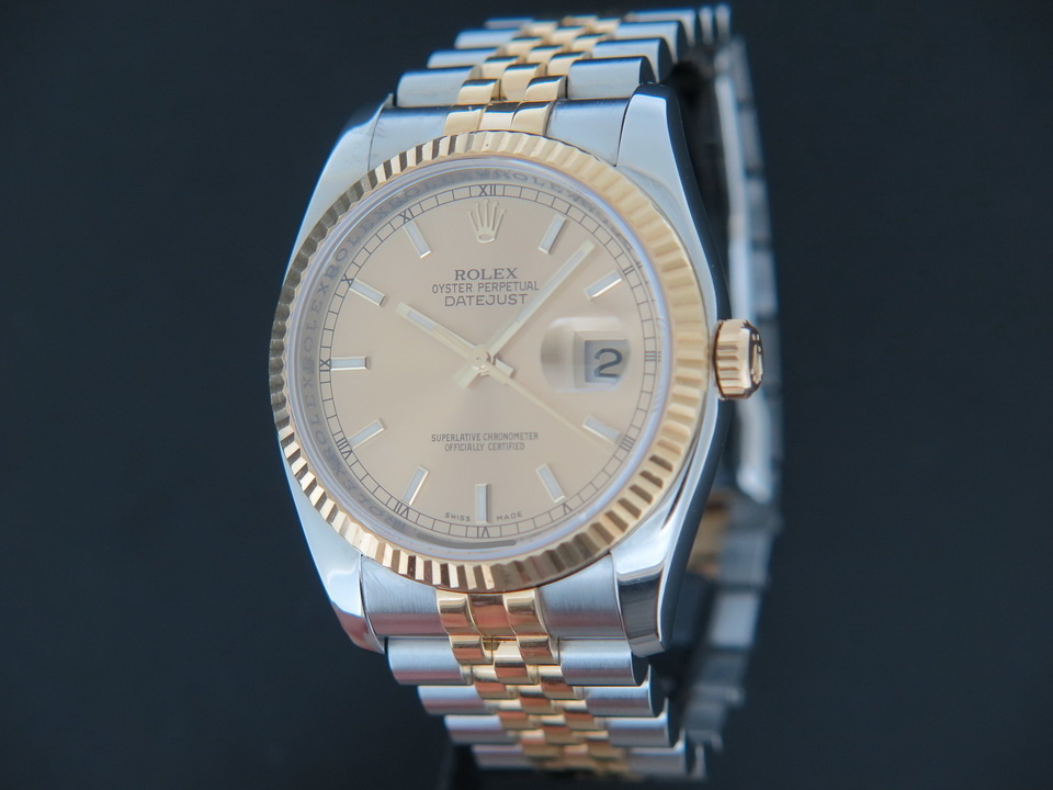 rolex datejust gold