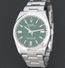 Rolex  Oyster Perpetual 36 Green Dial 126000 NEW