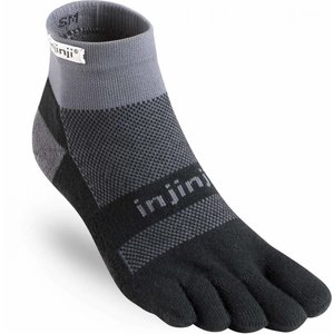 Injinji Run Midweight Mini-Crew Coolmax Black/Gray