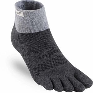 Injinji Trail Midweight Mini-Crew Coolmax Granite