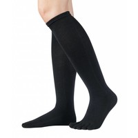 Essentials Cotton Knee High Black