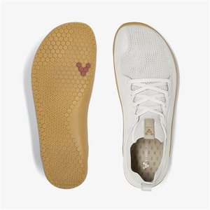 Vivobarefoot Primus Knit Ladies Leather Vap Grey Vivobarefoot Primus Knit Ladies Leather Vap Grey