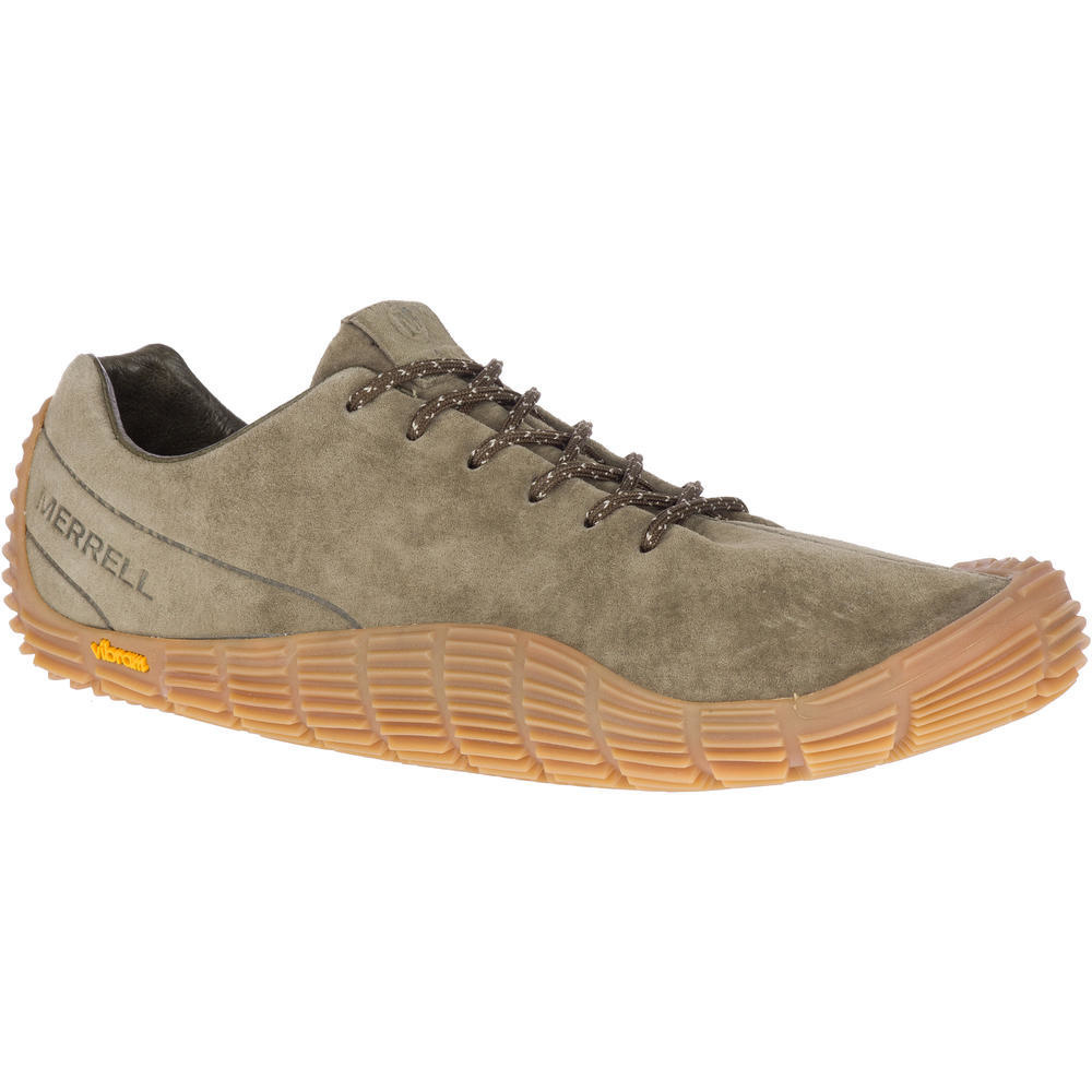 Move Glove Men Suede Olive - Barefoot 