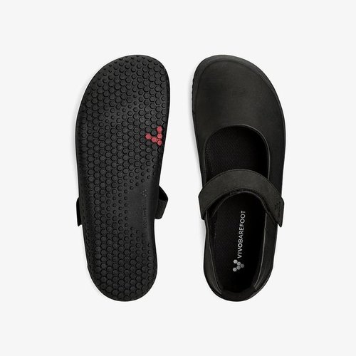 Vivobarefoot Wyn School II Kids Obsidian