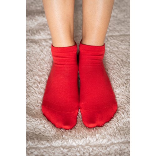 Be Lenka Barefoot Socks Low-Cut Red