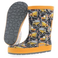 Wellie Bare Print Tractor Yellow