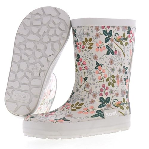 Koel Wellie Bare Print Flowers Green