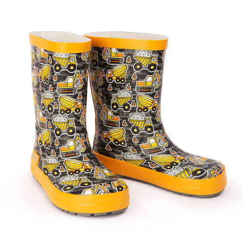 Koel Wellie Bare Print Tractor Yellow