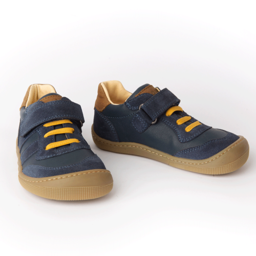 Koel Dylan Suede Blue - Yellow Laces