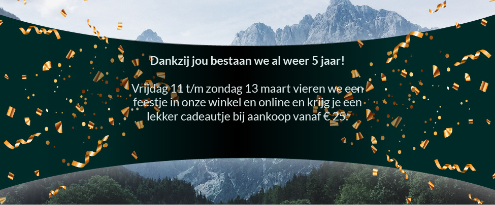 Banner 5-jarig jubileum