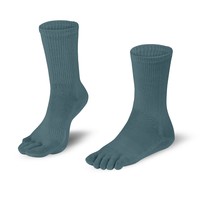 Dr. Foot Hallux Valgus, blauwgrijs, katoen, halfhoog, met compressieband