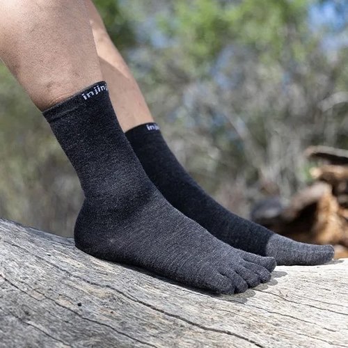 Injinji Liner Crew Wool Slate