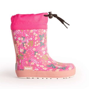 Koel Wellie Toggle Prints Flowers Fuchsia