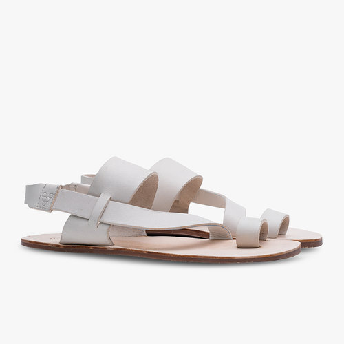 Vivobarefoot Opanka Sandal Ladies Off White