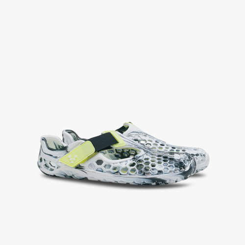 Vivobarefoot Ultra Bloom Junior Obsidian/White