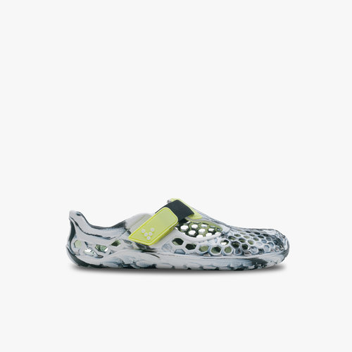 Vivobarefoot Ultra Bloom Kids Obsidian/White