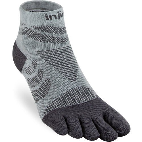 Injinji Womens Ultra Run Mini-Crew Coolmax Slate