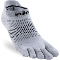 Womens Run Lightweight No-Show Coolmax Gray