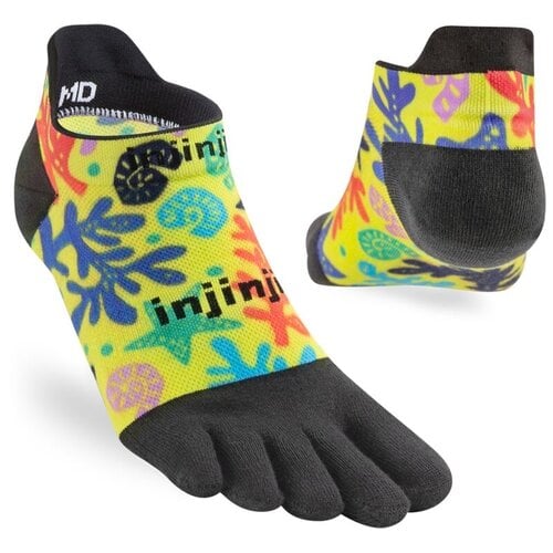 Injinji Spectrum Run Lightweight No-Show Coolmax Seaside