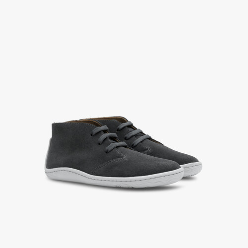 Vivobarefoot Addis Gobi Kids Charcoal Suede