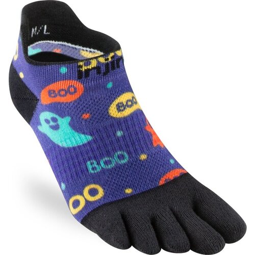 Injinji Spectrum Womens Run Lightweight No-Show Coolmax Halloween Boo