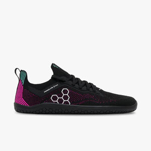 Vivobarefoot Primus Lite Knit Ladies Obsidian/Vibrant Pink