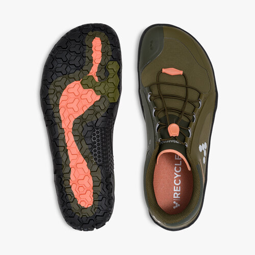 Vivobarefoot Primus Trail III All Weather FG Men Dark Olive/White