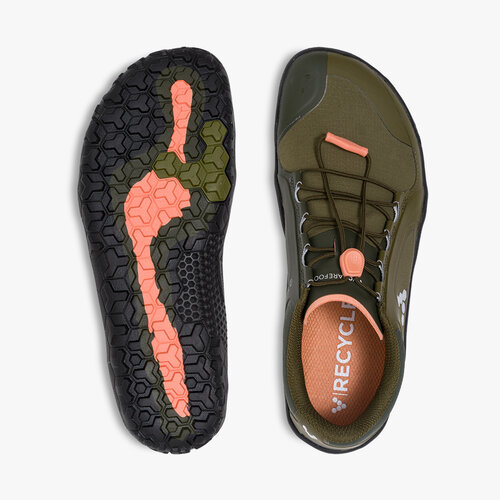 Vivobarefoot Primus Trail III All Weather FG Ladies Dark Olive/White