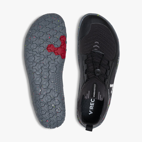 Vivobarefoot Primus Trail Knit FG Men Obsidian/Grey