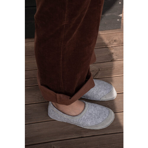 Oma King Barefoot Warm Slippers Grey