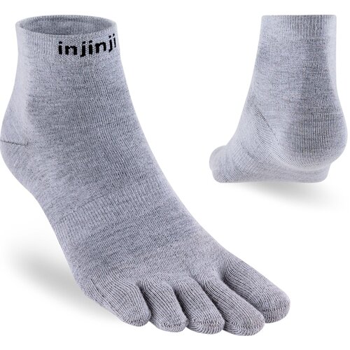 Injinji Liner Mini-Crew Coolmax Heather Gray