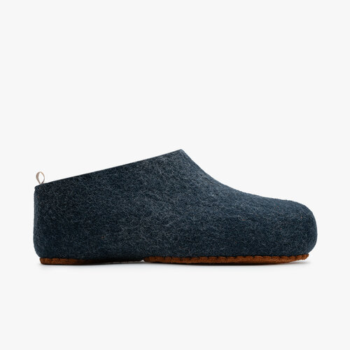 Vivobarefoot Mim Felt Slipper Unisex Navy