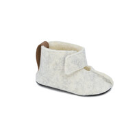 Barefoot Warm Slippers Kids White