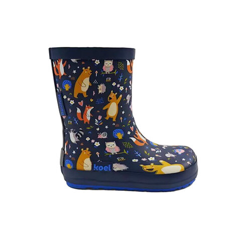 Koel Wellie Bare Multi Bear Blue